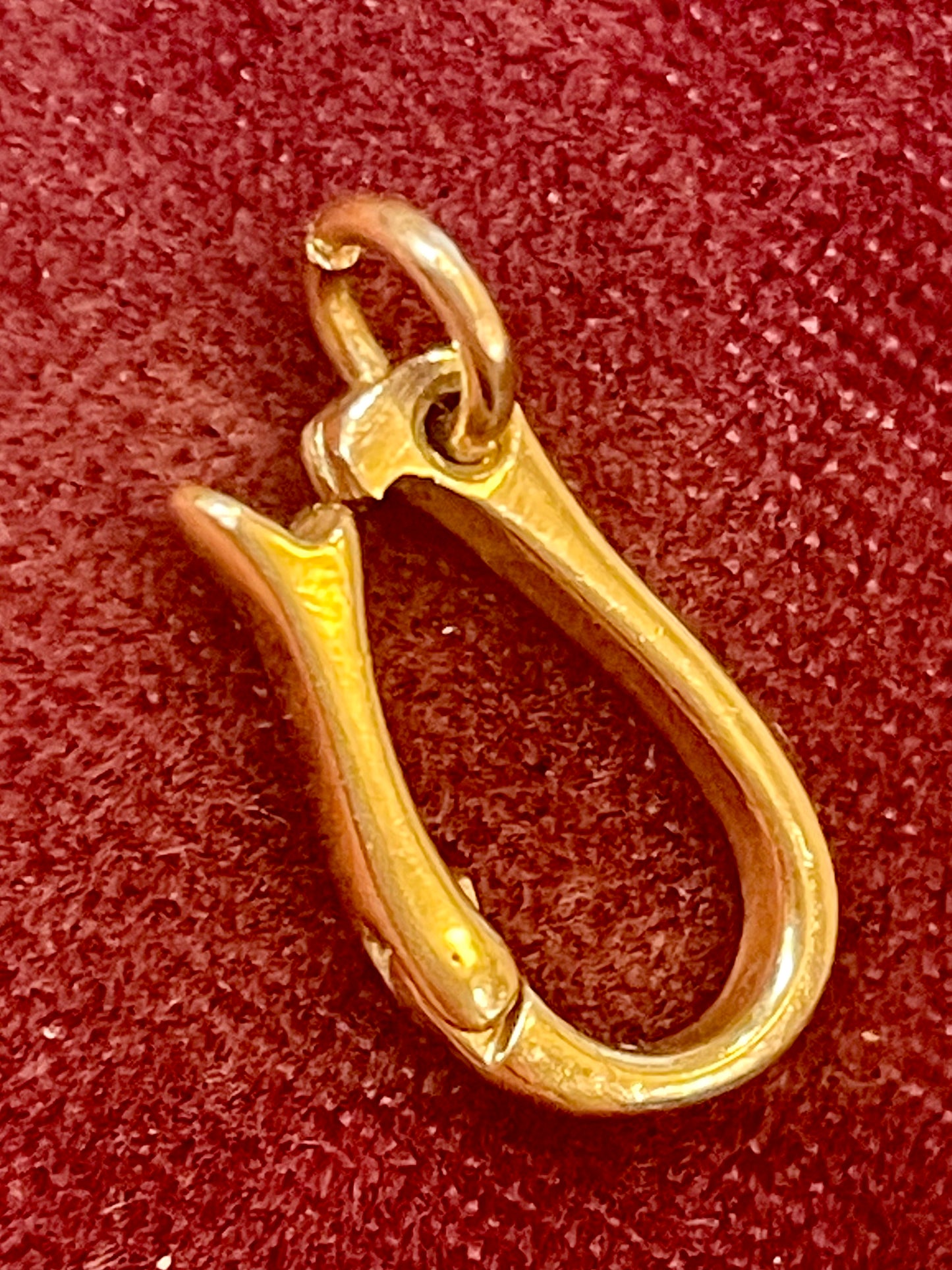 Antique Teardrop Gold Connector