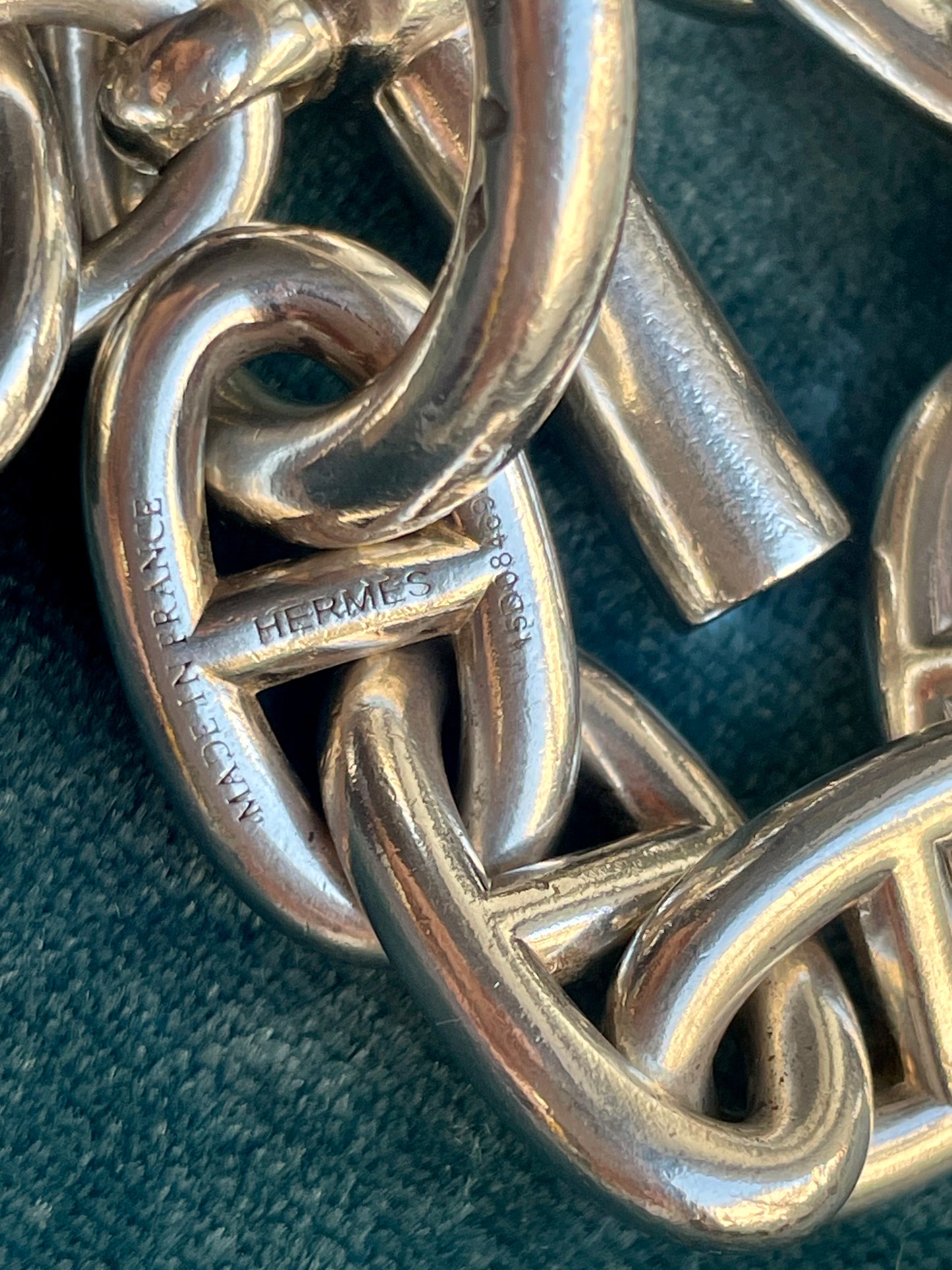 Hermès Chaîne d'Ancre XL Silver Bracelet