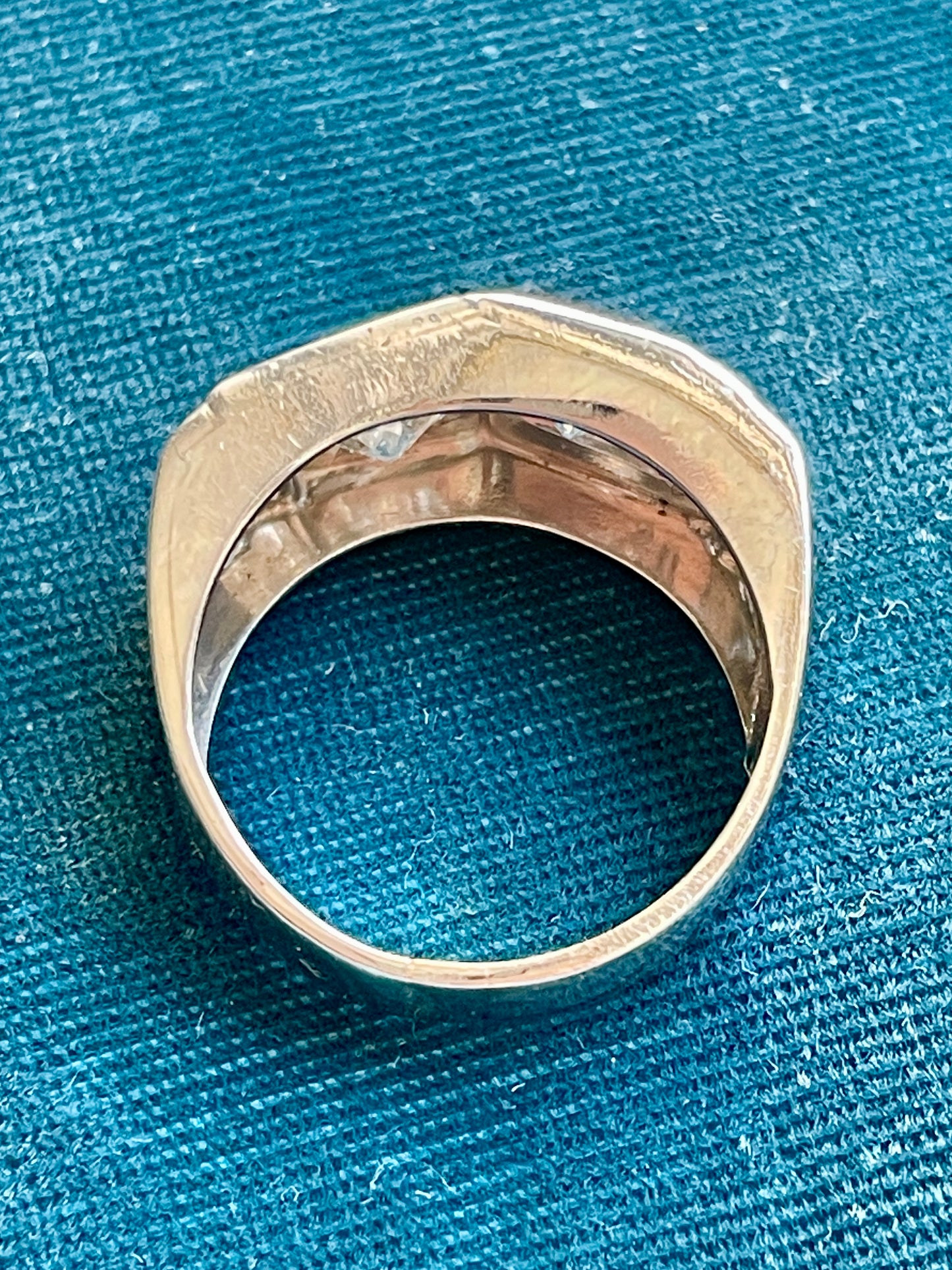 Antique Art Deco Platinum Tank Ring