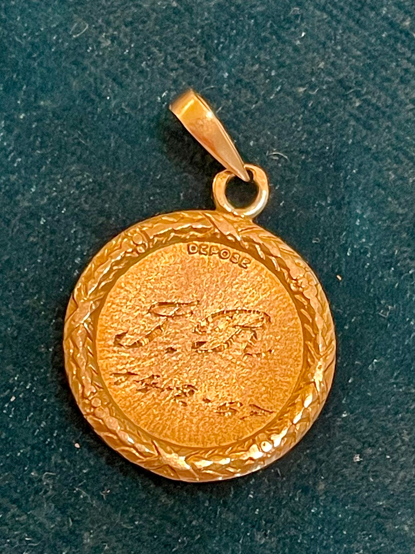 Augis Rare Diamond Accent 18k Gold Love Token