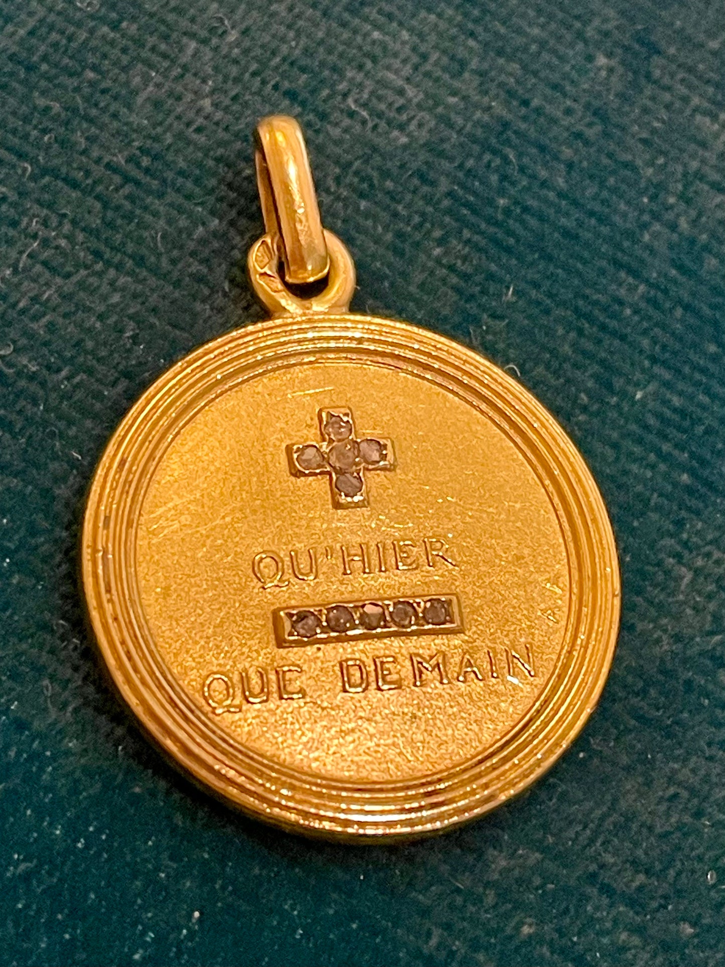 Augis Rare Diamond Accent 18k Gold Love Token