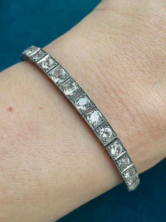 Antique Art Deco Oscar Hayman Diamond Bracelet