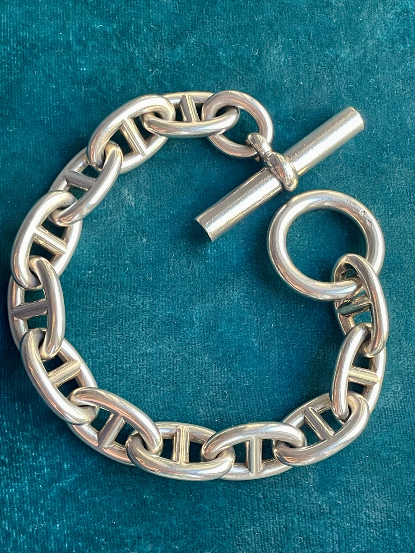 Hermès Chaîne d'Ancre XL Silver Bracelet