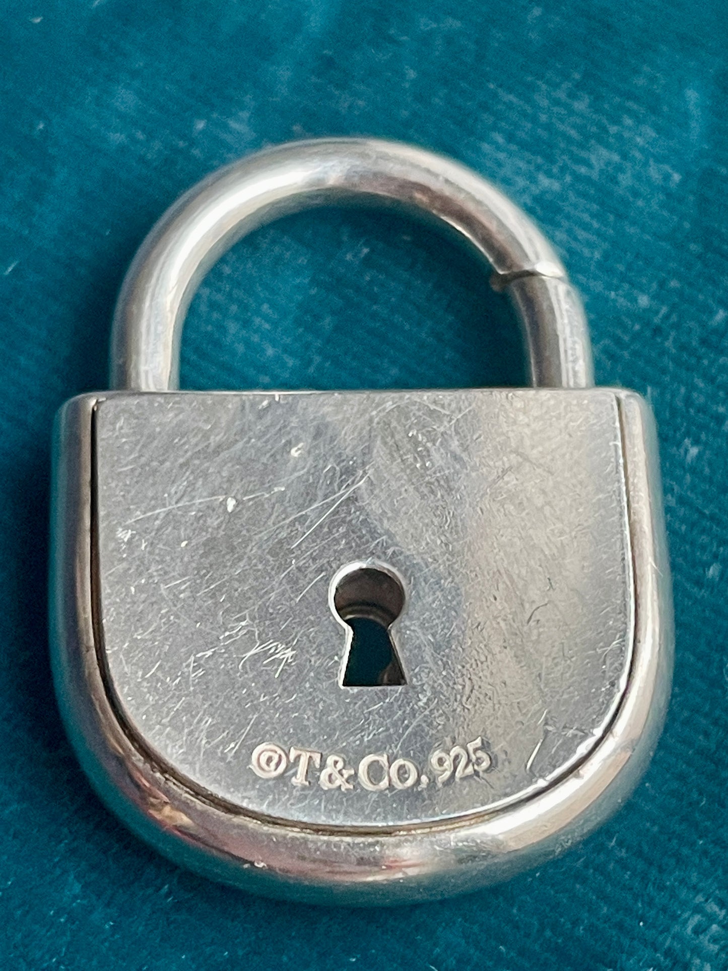 Tiffany & Co. "1837" Arch Padlock Silver Pendant (Large)