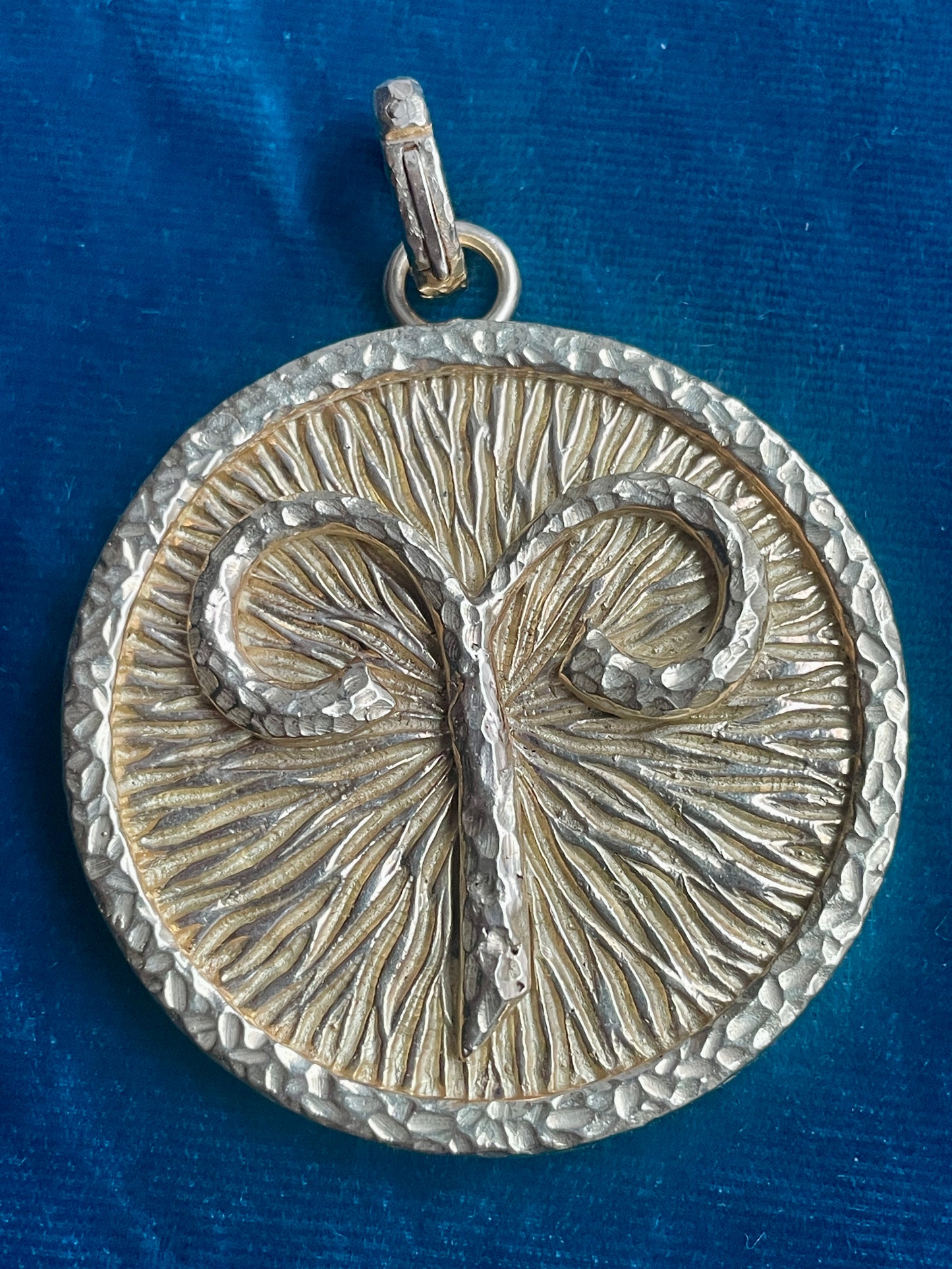 David Webb Aries Zodiac 18k Gold Pendant