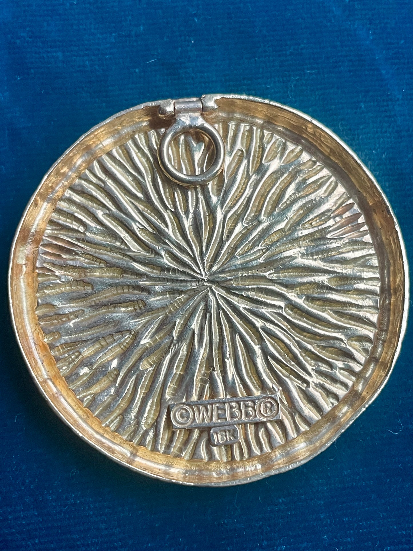 David Webb Aries Zodiac 18k Gold Pendant