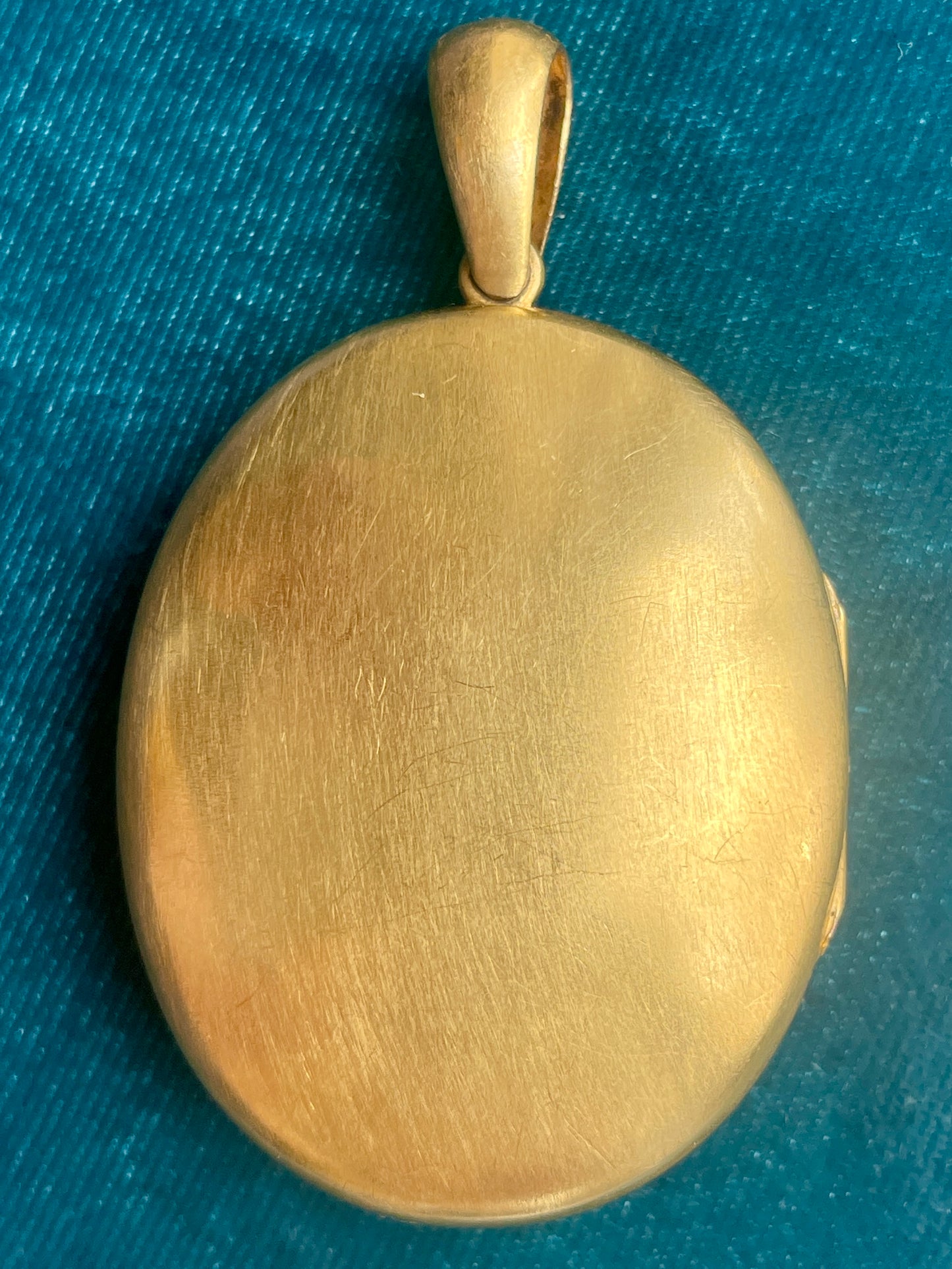 Antique Victorian Diamond and Blue Enamel North Star 18k Gold Locket