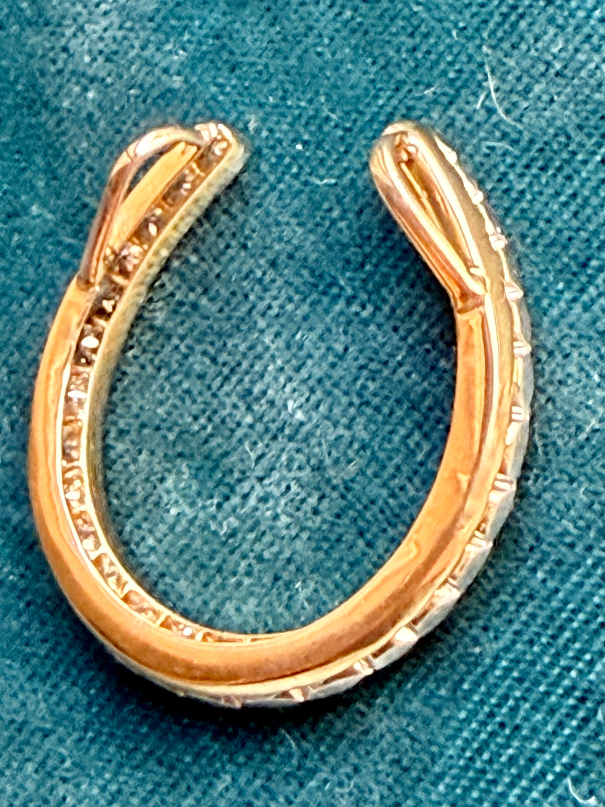 Art Deco Diamond Horseshoe Pendant