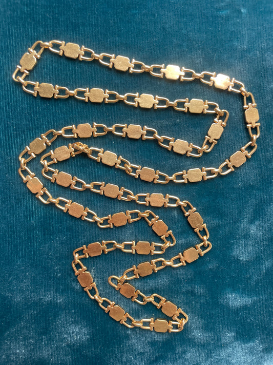 Cartier Paris Fancy Link 18k Gold 33" Chain
