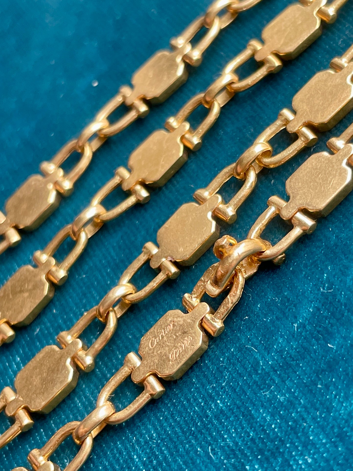 Cartier Paris Fancy Link 18k Gold 33" Chain