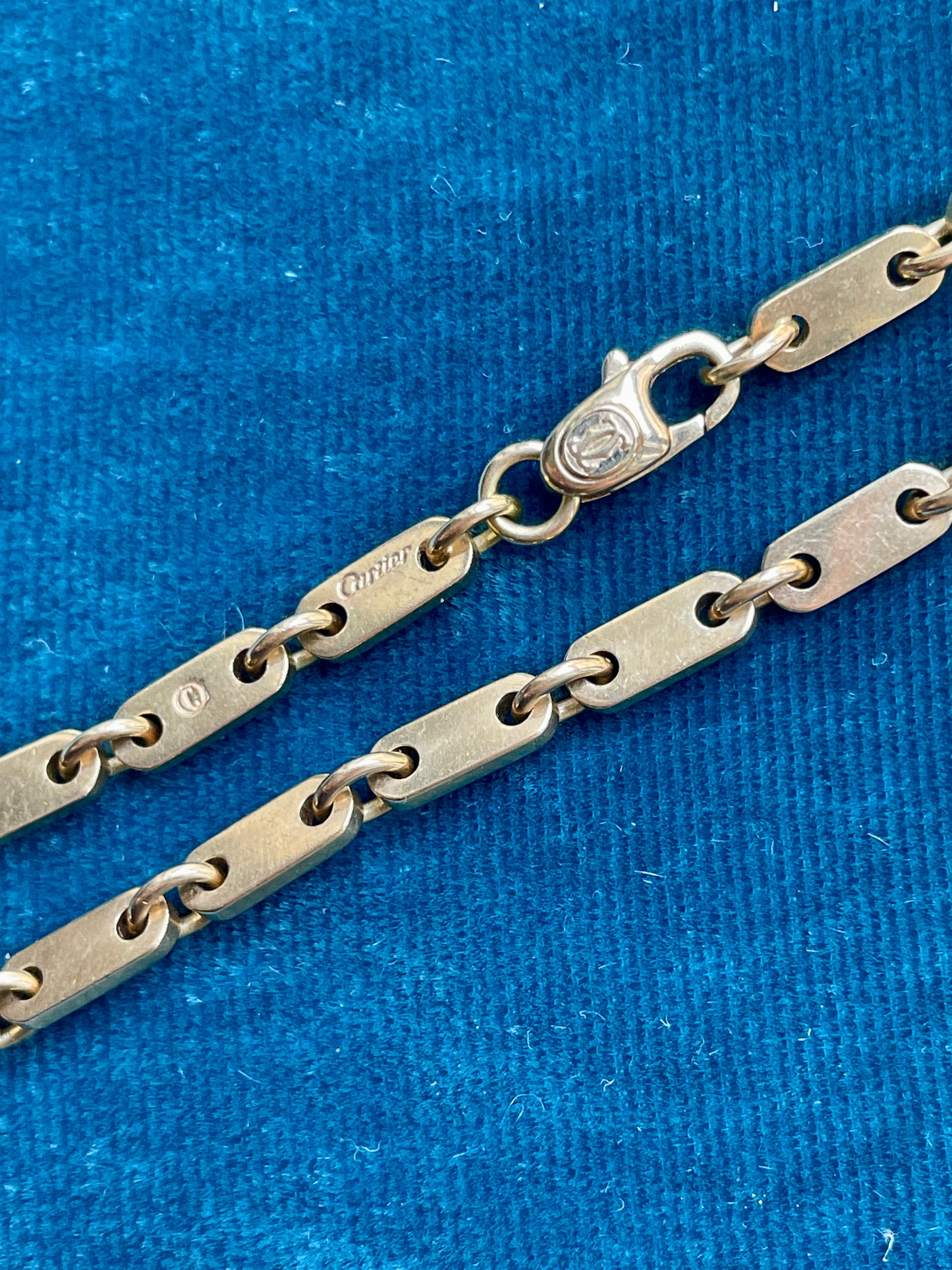 Cartier Retro "Fidelity" Link 18k Gold 18" Chain