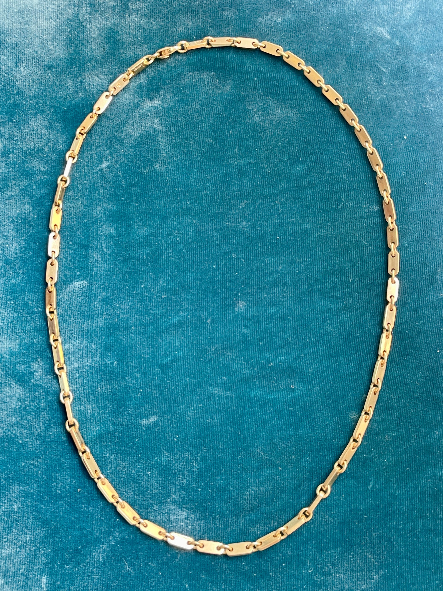 Cartier Retro "Fidelity" Link 18k Gold 18" Chain
