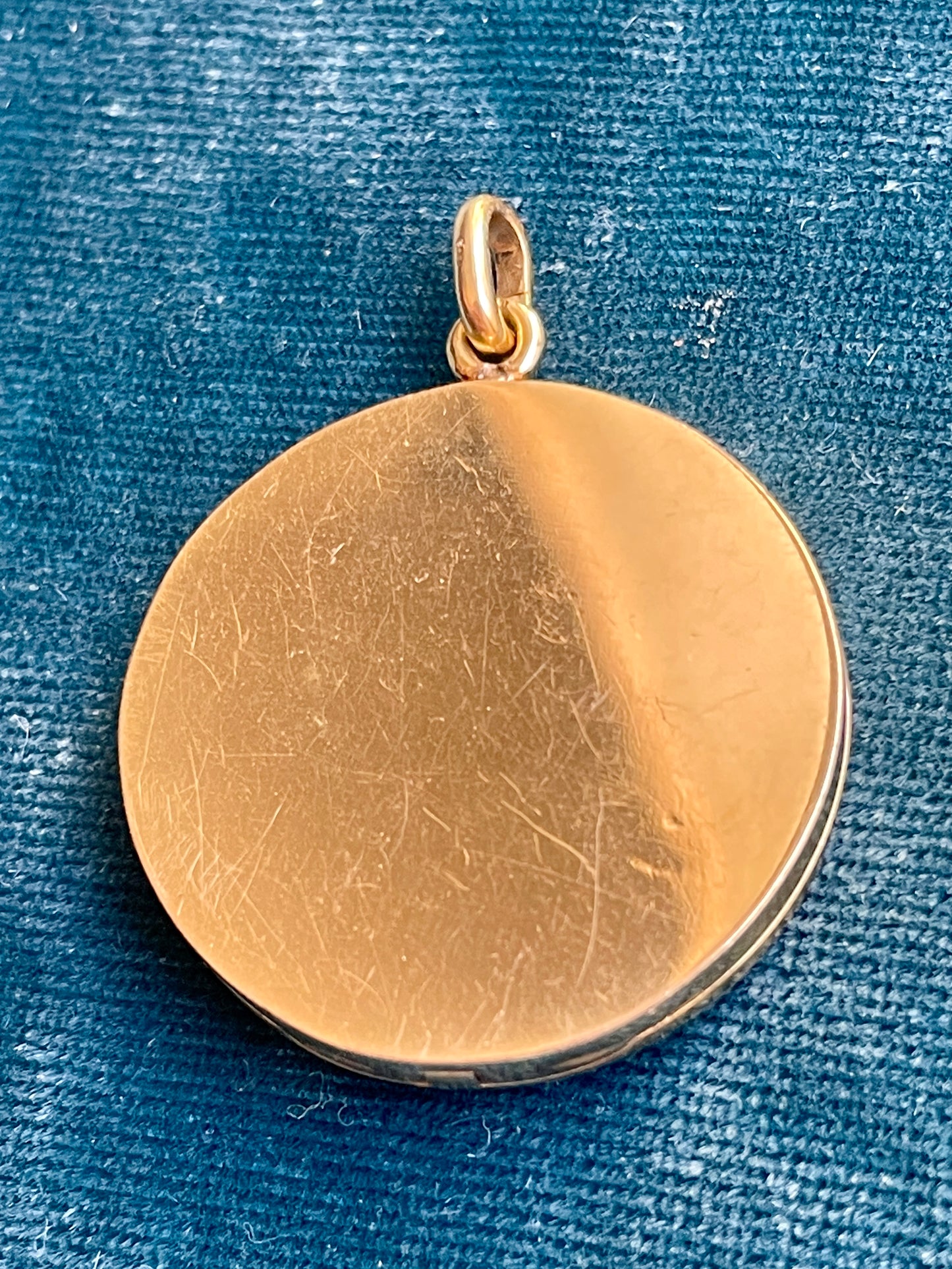 "Souvenir" 18k Gold Platinum Ruby & Diamond Pendant