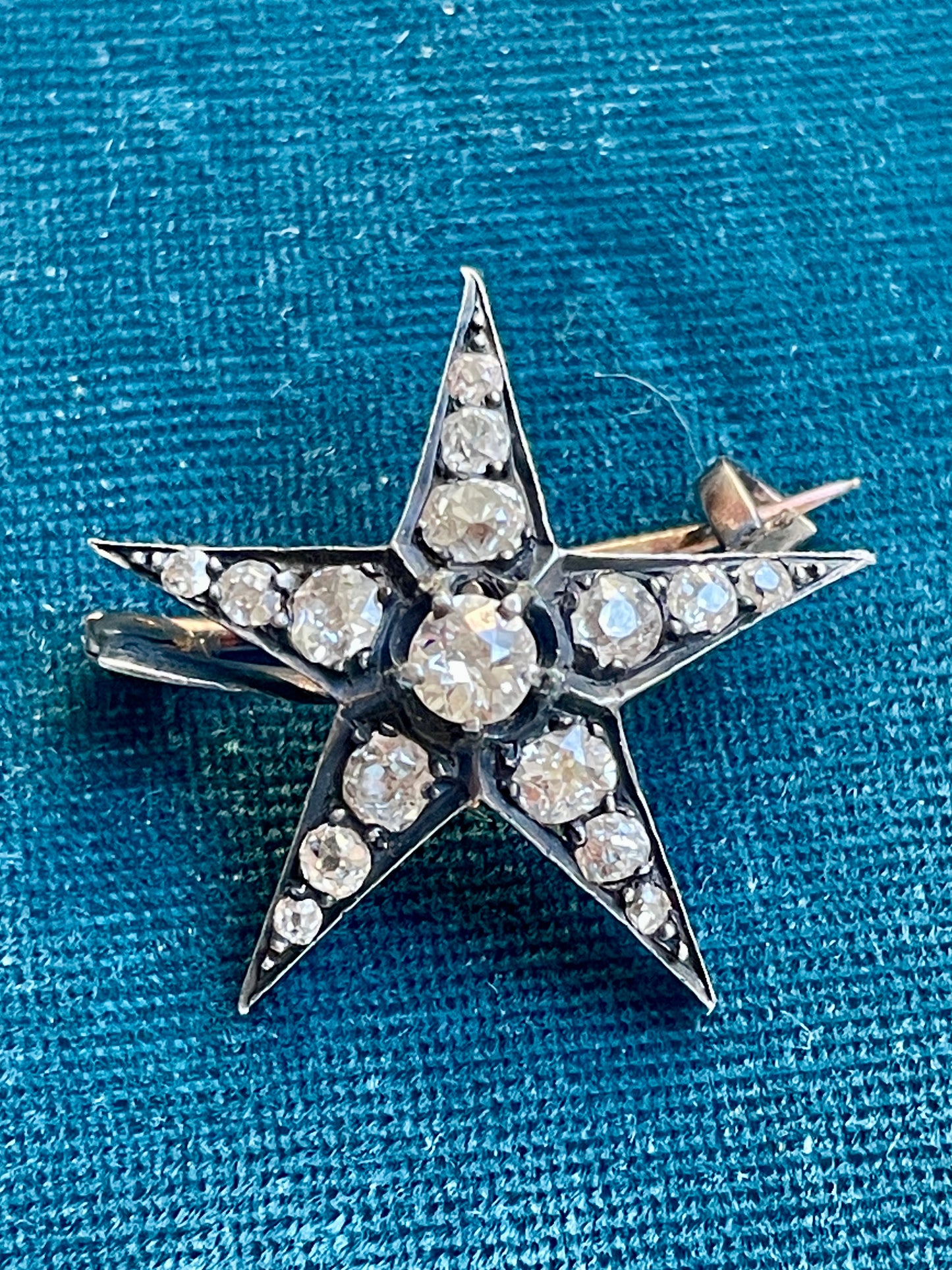 Antique Victorian Diamond Star Brooch