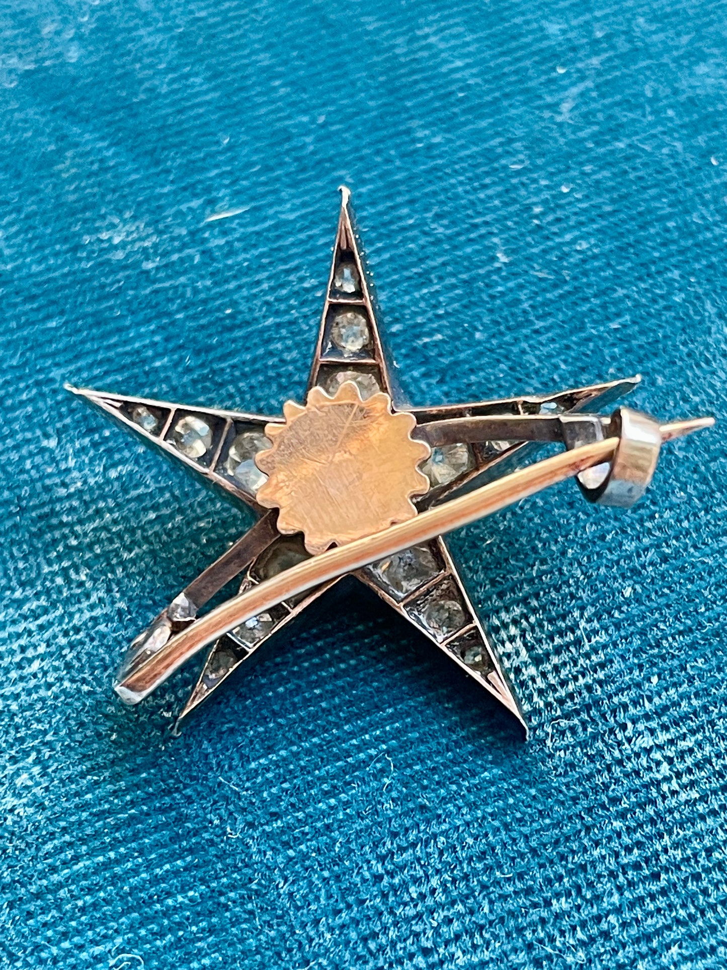 Antique Victorian Diamond Star Brooch