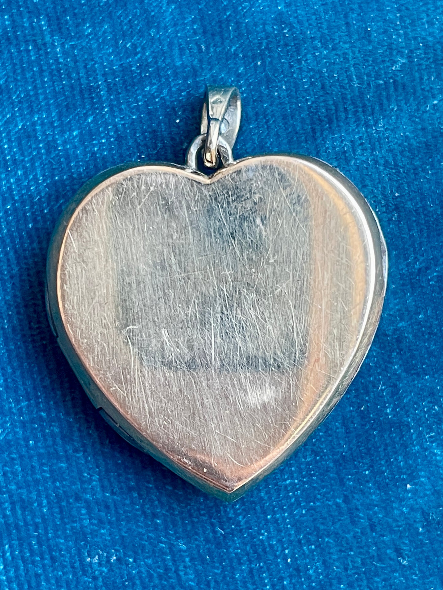 Antique Victorian Pavé Diamond Heart Locket Pendant