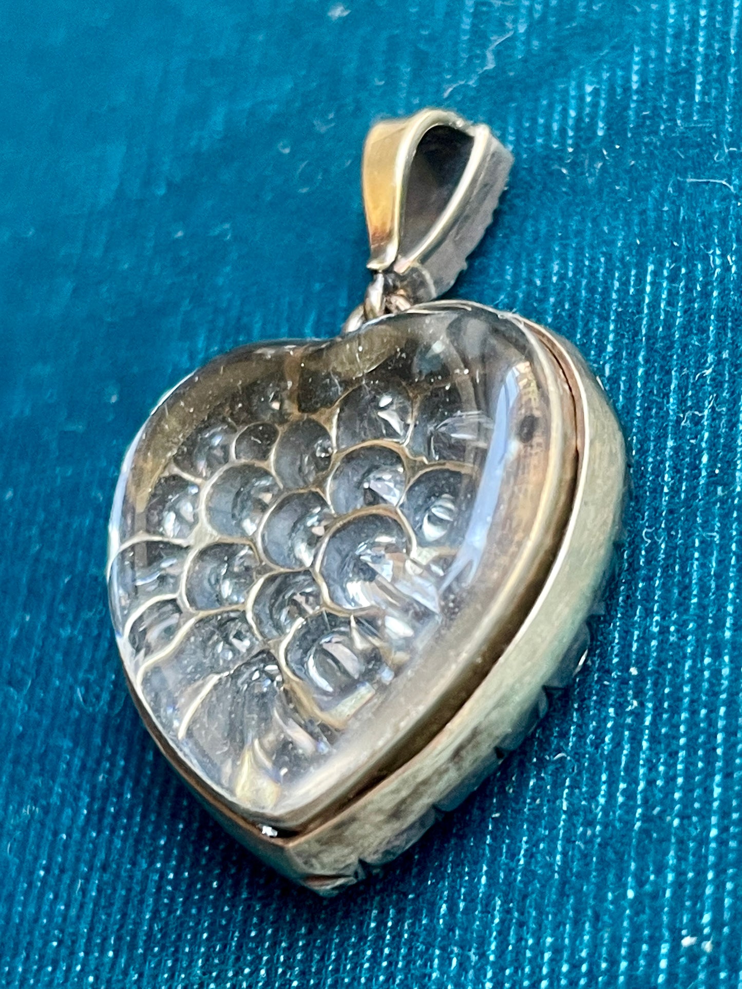 Antique Victorian Pavé Diamond Heart Locket