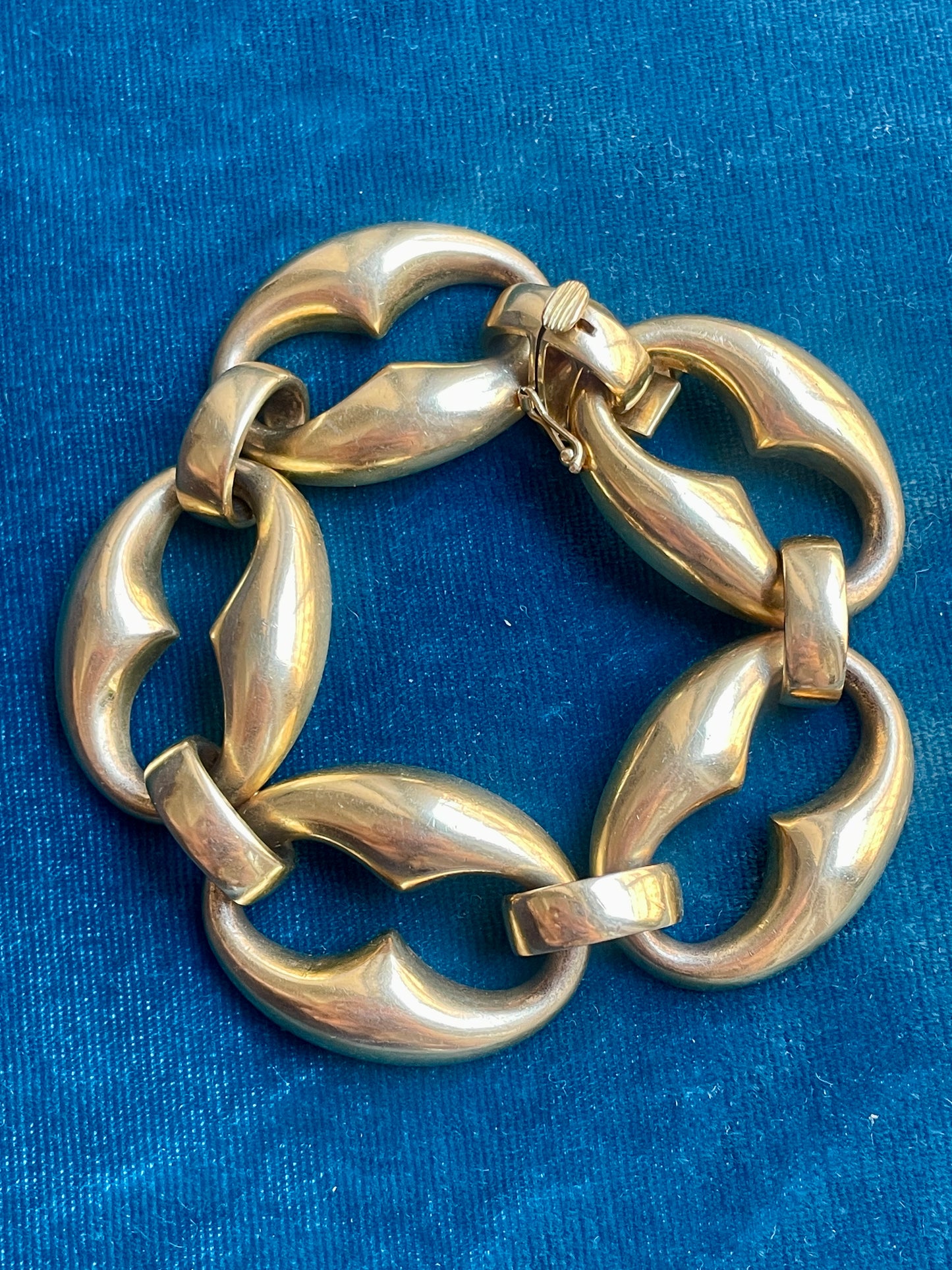 Retro Italian Mariner 18k Gold Bracelet