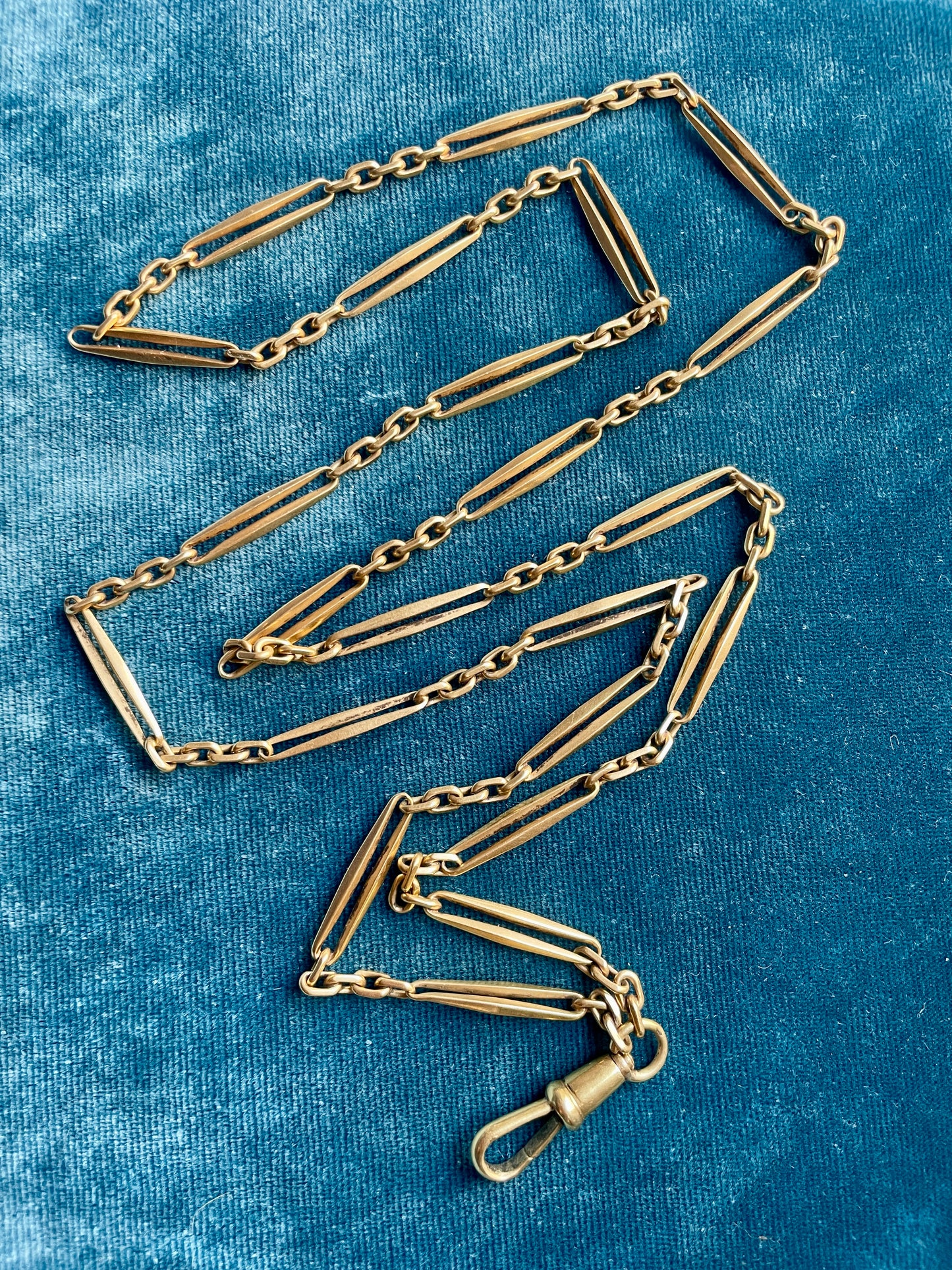 Victorian Fancy Trombone Link Long Guard 31" Chain