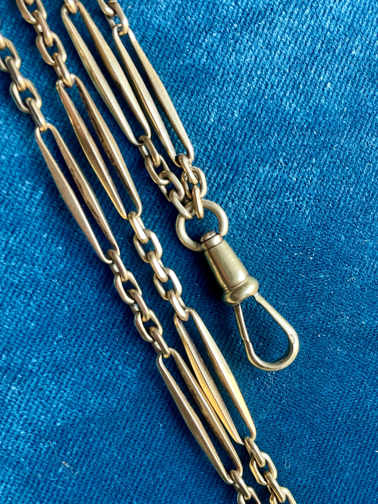 Victorian Fancy Trombone Link Long Guard 31" Chain