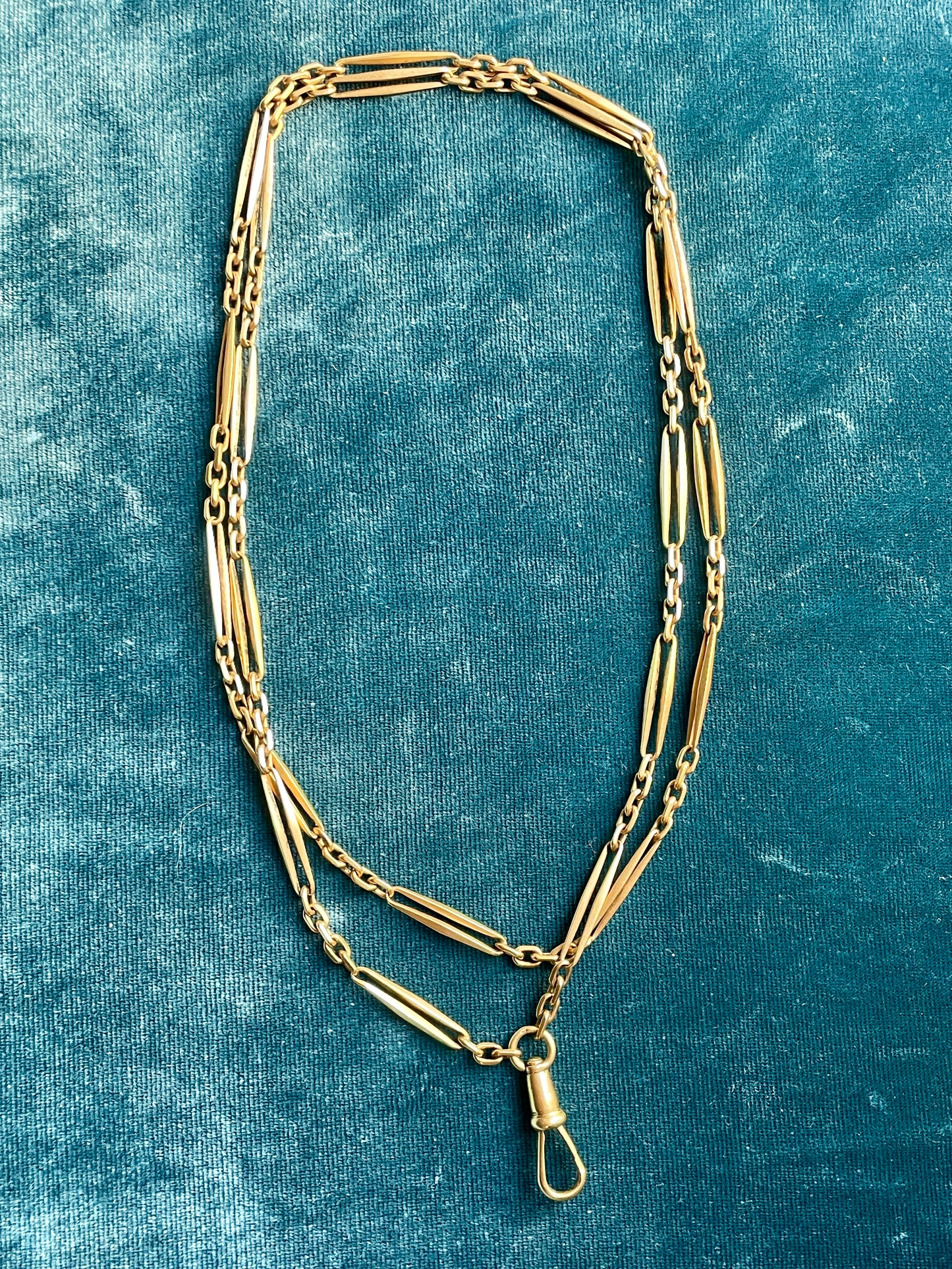 Victorian Fancy Trombone Link Long Guard 31" Chain