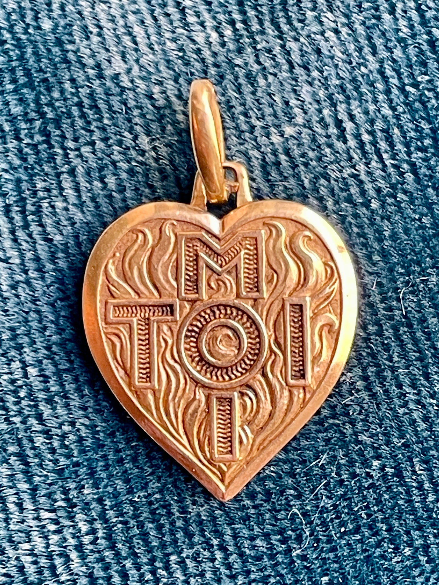 "Moi Toi" 18k Gold Love Token