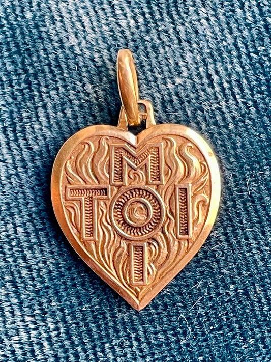 Perroud "Moi Et Toi" Flames Of Love 18k Gold Love Token