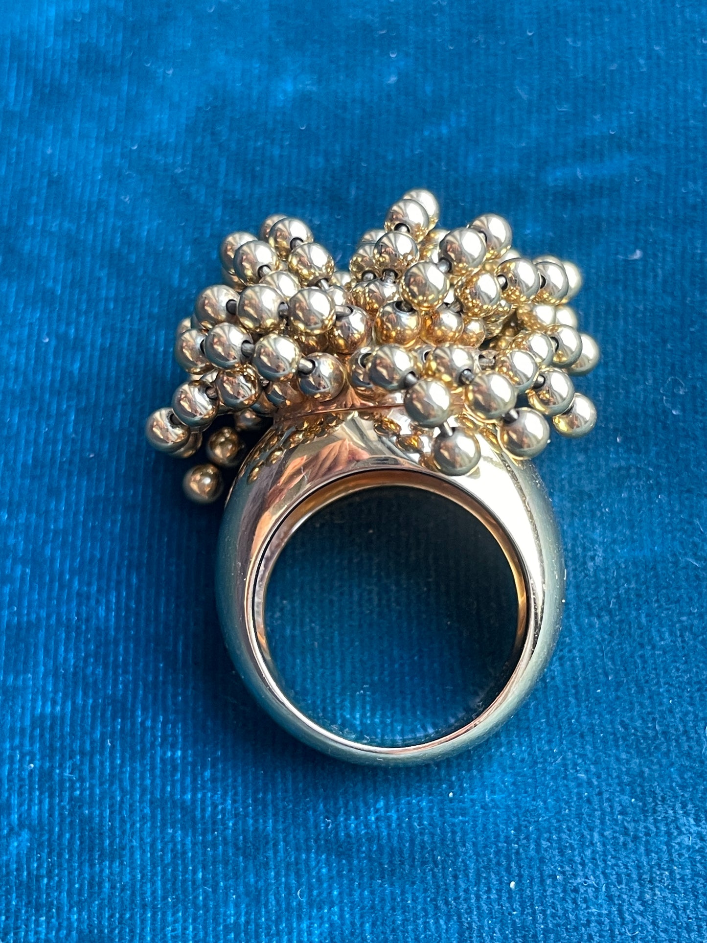 Vintage Cartier Paris Nouvelle Vague Perruque 18k Gold Ring